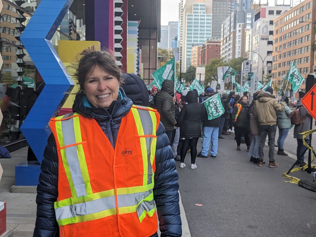 Nathalie Chalifoux, national representative for the APTS